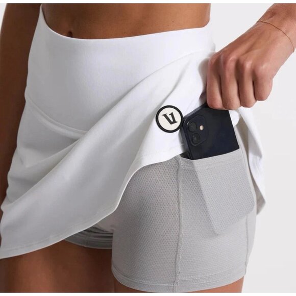 Vuori Volley Tennis Pickleball Skirt Skort White Size Small - Picture 2 of 6